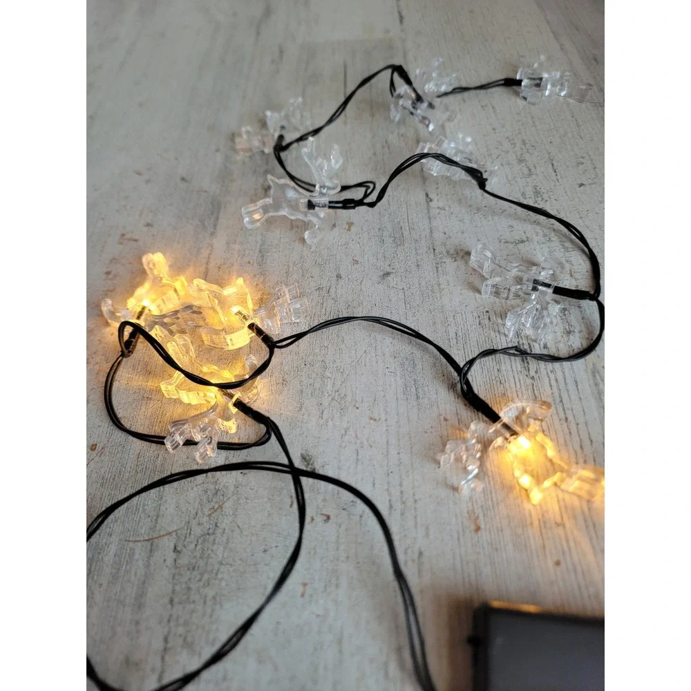 Light up reindeer AS IS string light‎ Xmas home decor figure Santa Claus